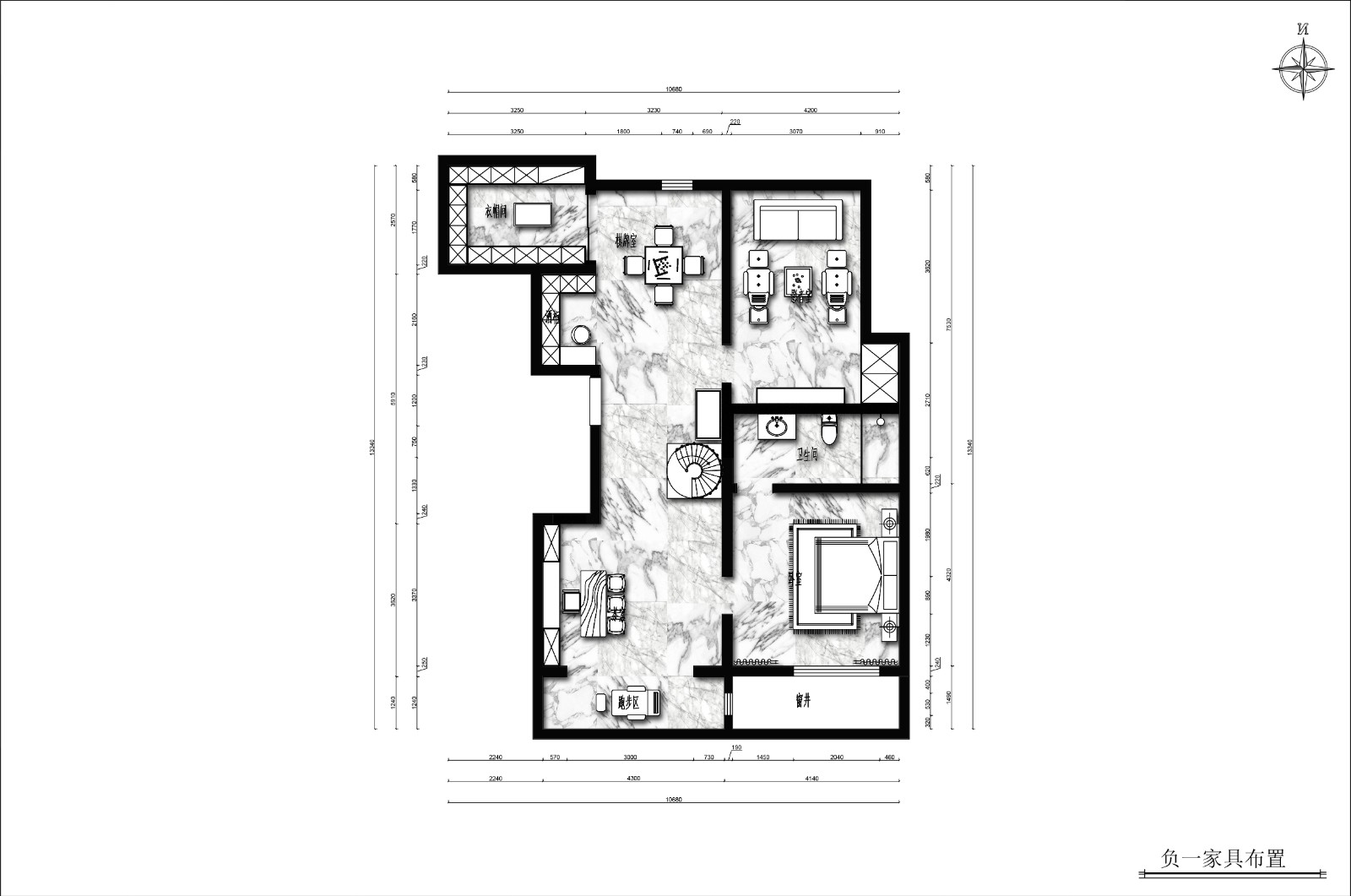 保利拉菲公館新中式風(fēng)格戶型圖裝修效果圖